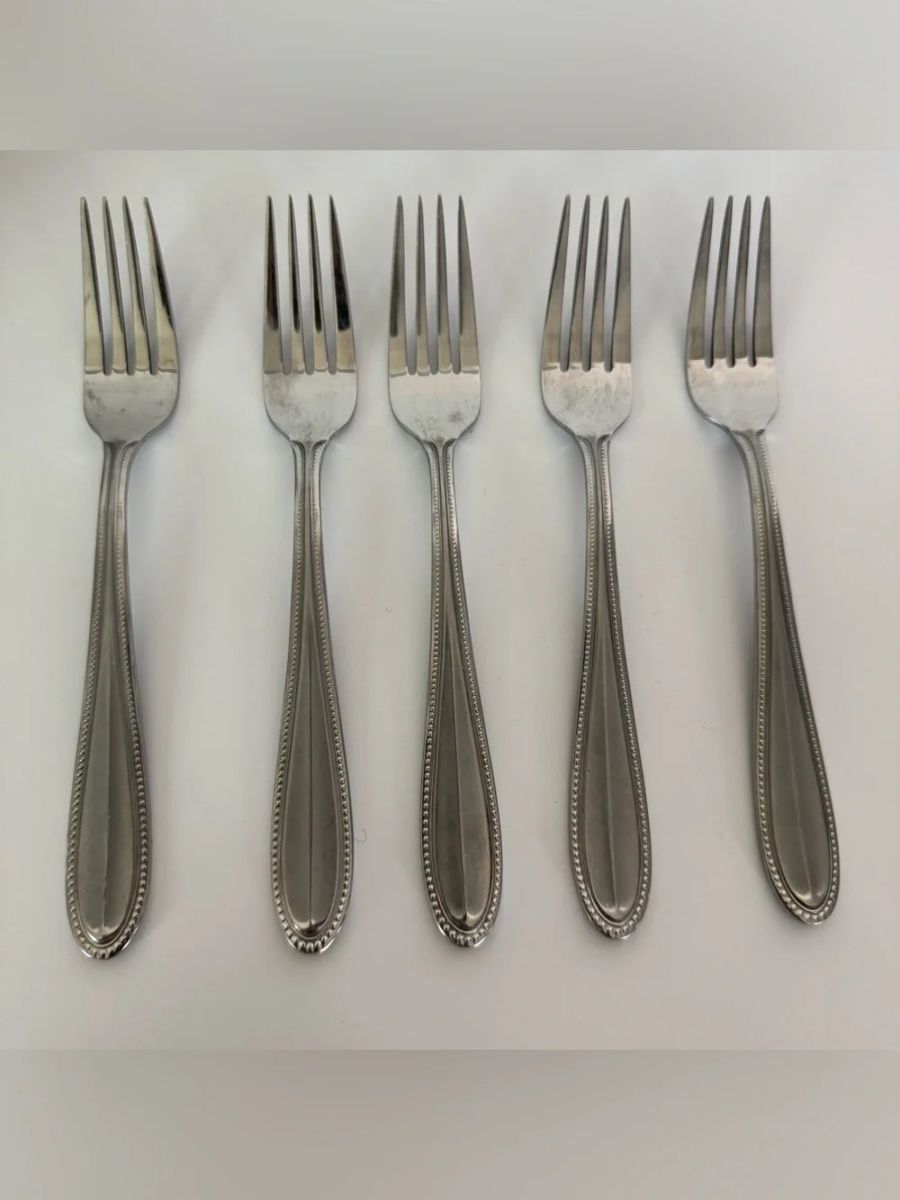 Set Of 5 Dinner Forks Robinson Eastford Stainless Steel Flatware 8